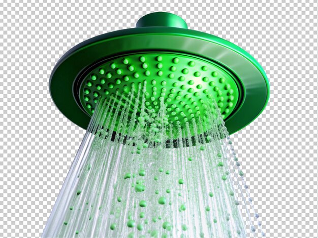 Groene kleur douche