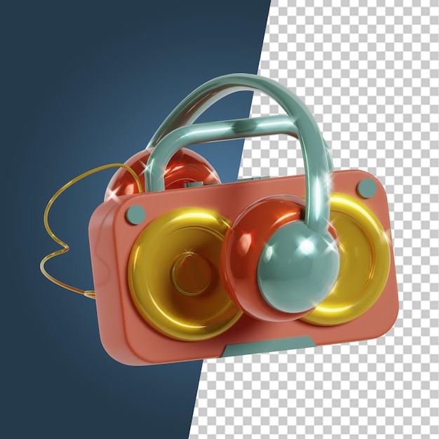 Groovy 3d icon retro 80s 90s elements