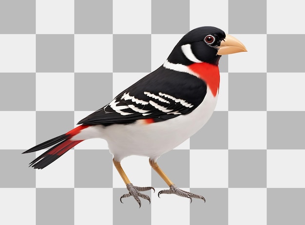 PSD grosbeak bird