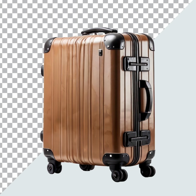 PSD grote reiskoffer png-bestand van geïsoleerd uitsneden object op transparante achtergrond