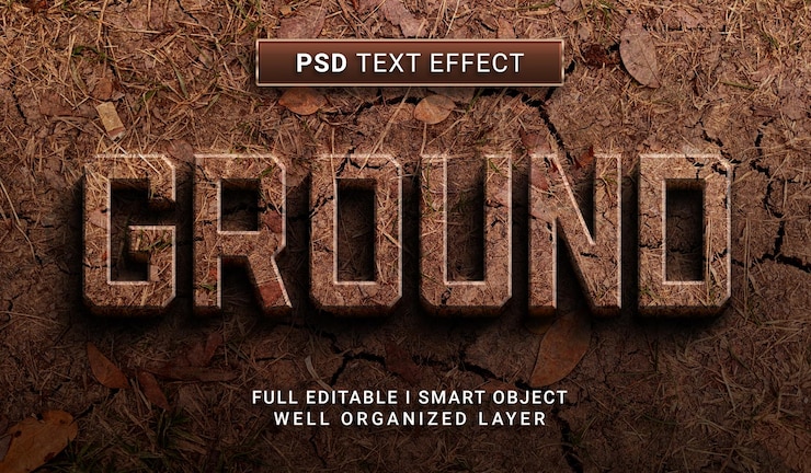 Ground Text Effect