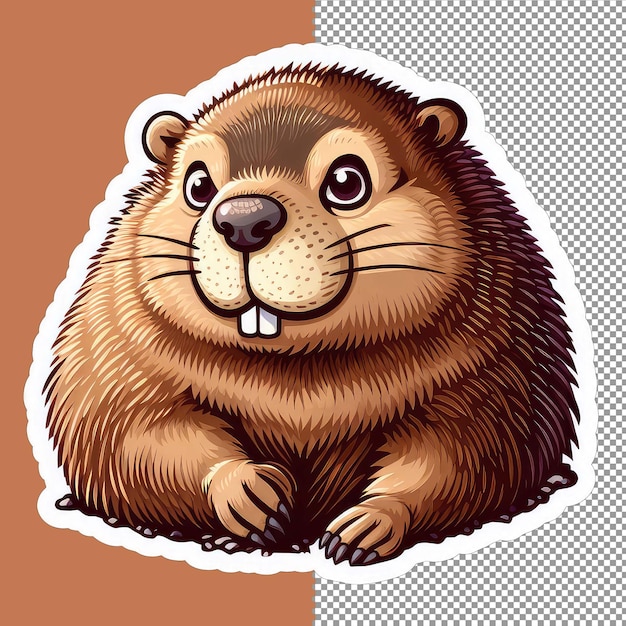 PSD groundhog day excitement png