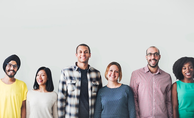 PSD group of international people