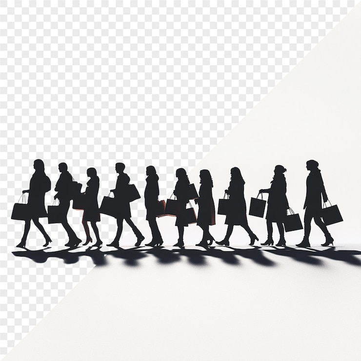 PSD "사람 들"이라는 표지판 을 가진 사람 들 의 집단