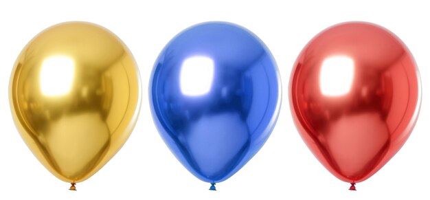 PSD group of three balloons sitting together in an arrangement