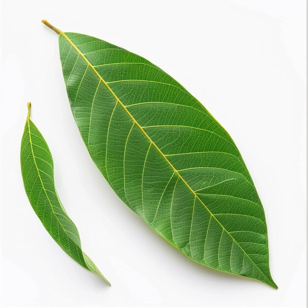 Growth closeup environmental lush natural green eco leaf isolated on transparent background