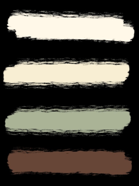 Grunge border splashes ramki tekstowe izolowane na czarnym tle
