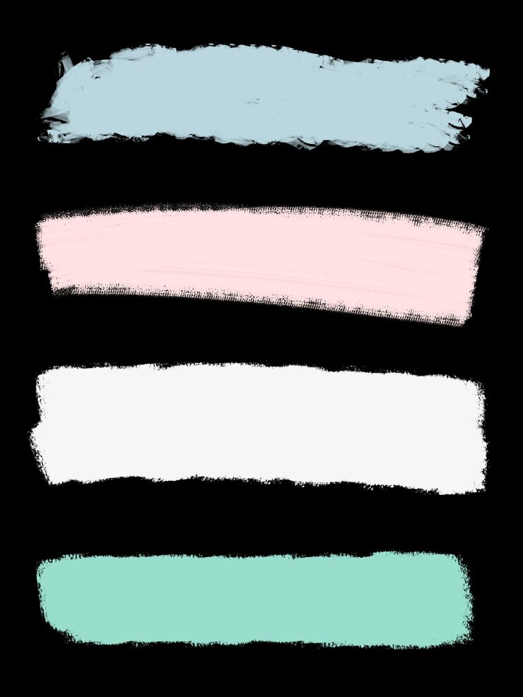 PSD grunge border splashes tekstframes geïsoleerd op een zwarte achtergrond