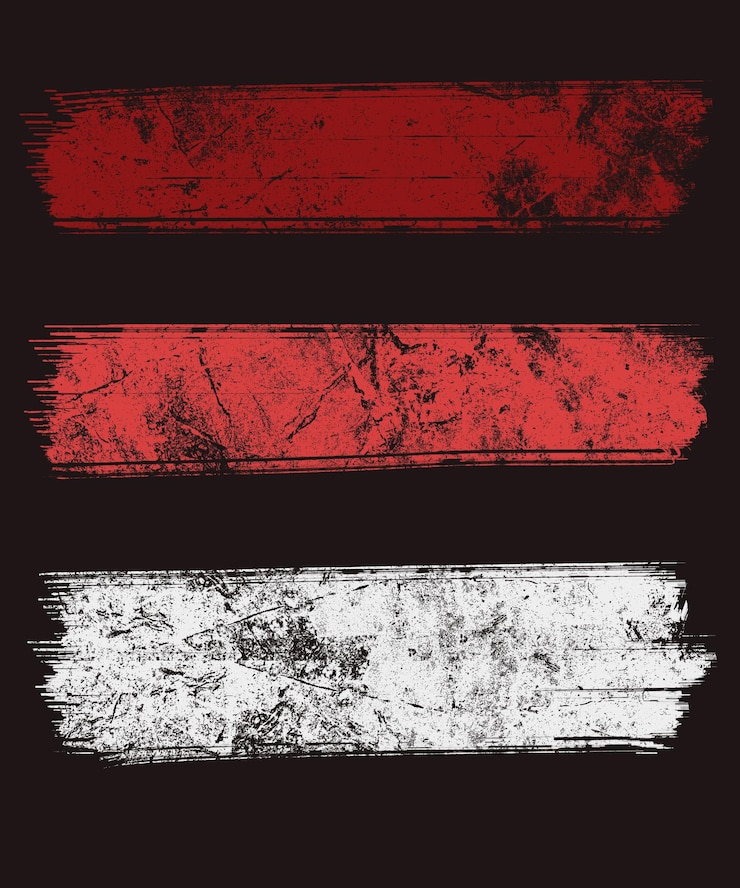 PSD grunge brush stroke banners kleur grunge label banner