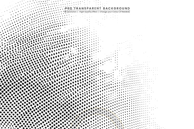 PSD grunge distressed black and white texture on transparant background