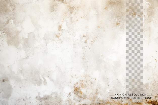 PSD grunge dust texture with particles on transparent background