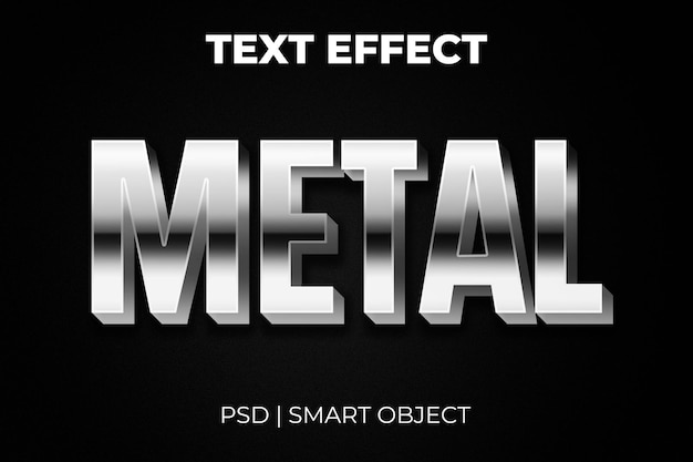 Grunge metalen teksteffect