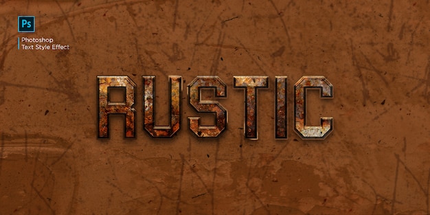 Grunge and Rustic Iron Text Effect 