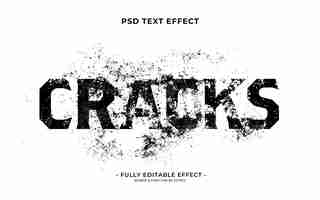 PSD grunge rusty text effect