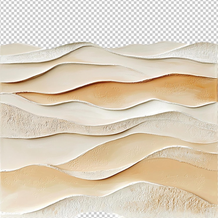 PSD grunge scribble hatching desert sand on transparent background
