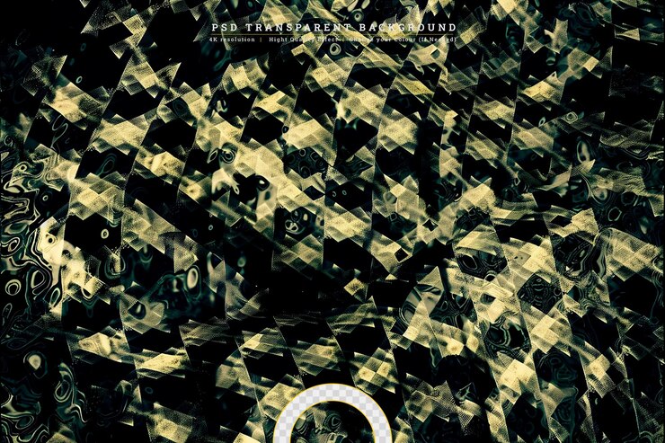 PSD grunge texture design on transparent background