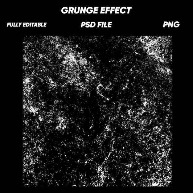 PSD グランジ・テクスチャー・エフェクト (grunge texture effect) は背景のテクスチャー・エフェクトノイズ・エフェクト (noise effect) をフィルターに表示する機能を備えた