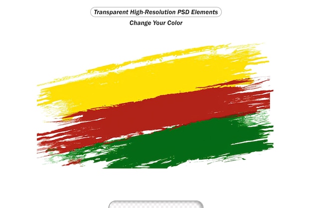 PSD grunge z przejrzystą flagą narodową boliwii