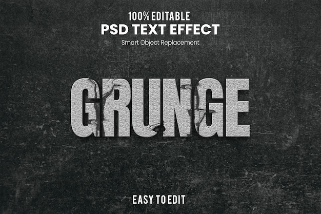 PSD grungetext-effect