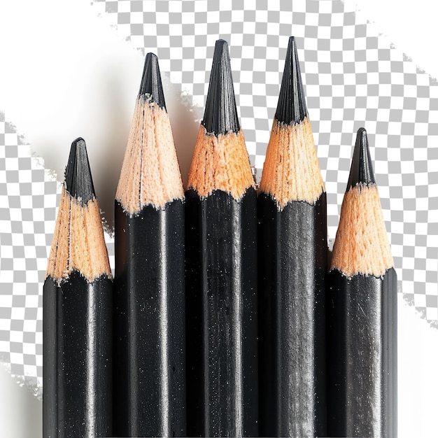PSD grupa ołówków z jednym używanym