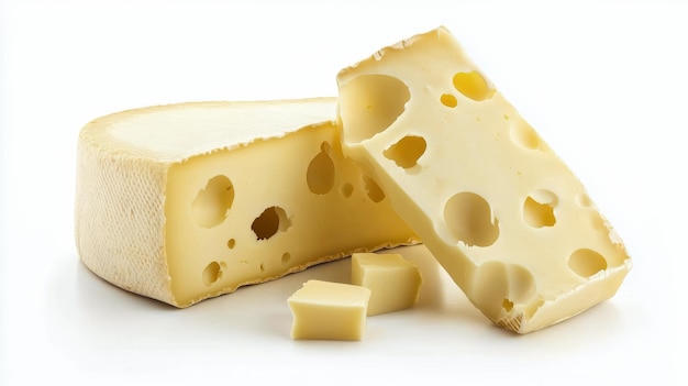 투명한 배경에 고립 된 Gruyere 치즈