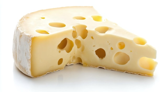 투명한 배경에 고립 된 Gruyere 치즈