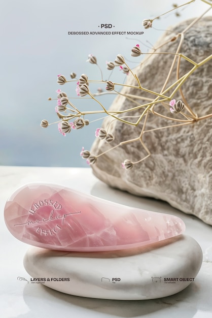 Gua sha logo effect