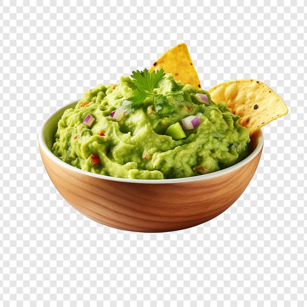 PSD guacamole isolated on transparent background