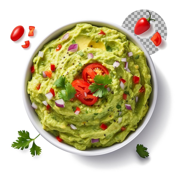 PSD guacamole met cilantro