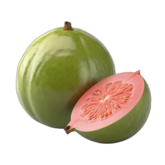 PSD guava psd op een witte achtergrond