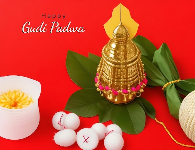 Gudi padwa celebration psd template