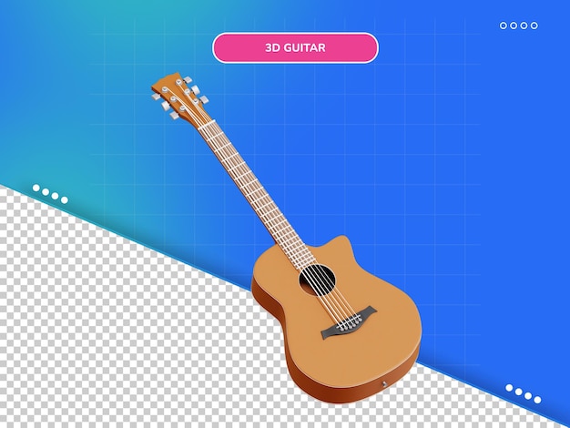 Guitar Beach 3d Ikona