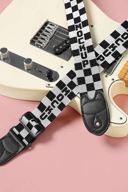 Guitar strap mokcup design