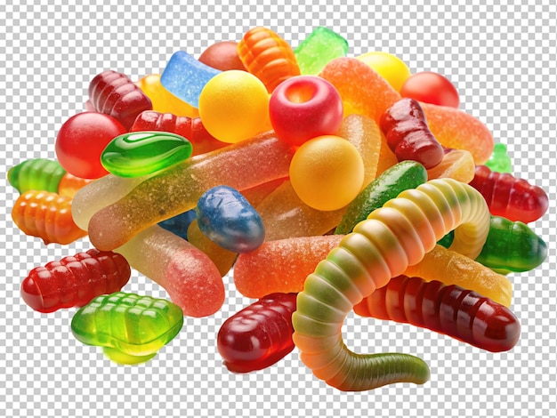 PSD gummy worm jelly kauw snoep