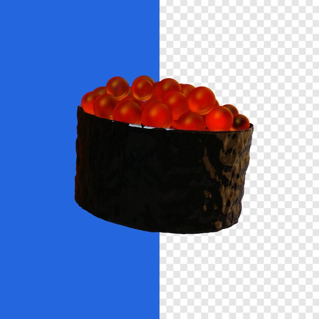 PSD gunkan maki sushi 3d icon