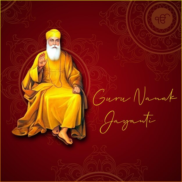 Guru nanak dev jayanti post per i social media