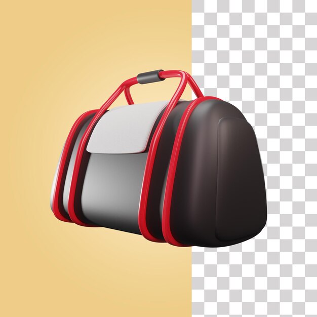 Gym bag 3d illustration