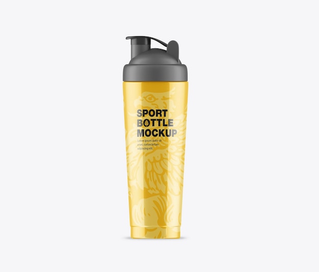 PSD gym bottle mockup