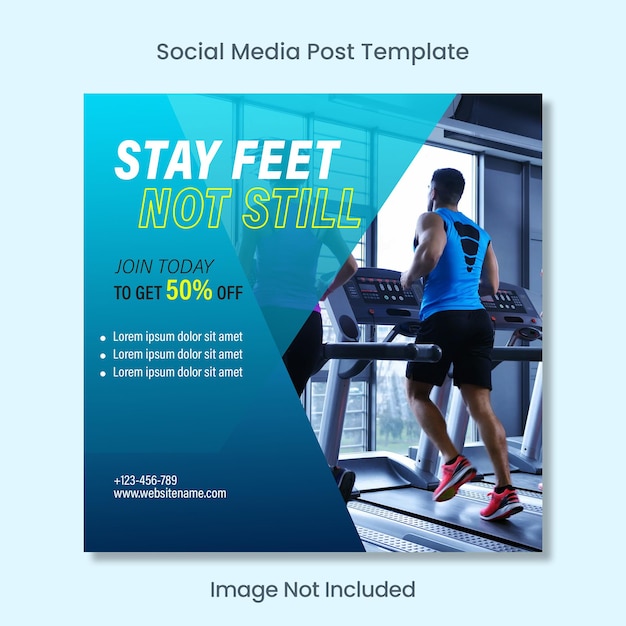 PSD gym design template