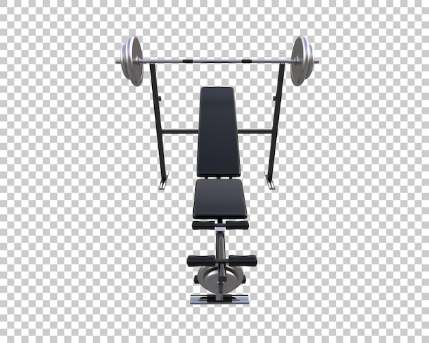 PSD gym equipment isolated on background 3d rendering illustration