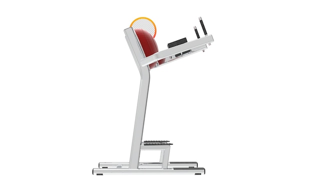 gym equipment leg Raise Machine 3d render