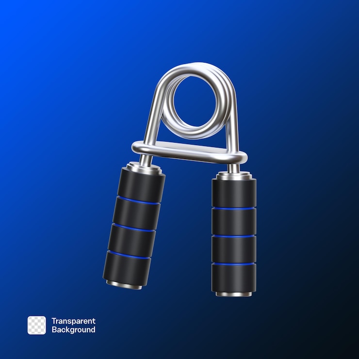 PSD gym fitness 3d icon illustration png template