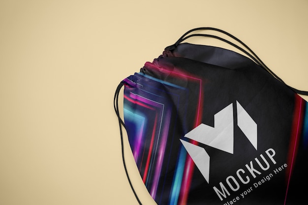 PSD gym sack mock-up design