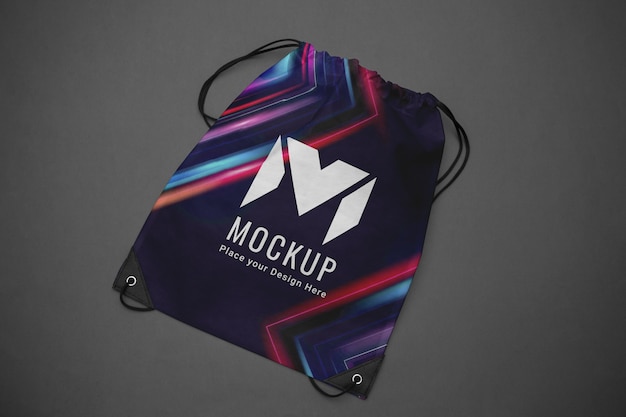 PSD gym sack mock-up design