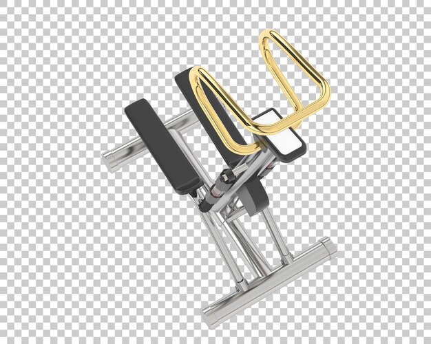 PSD gym stepper on transparent background 3d rendering illustration