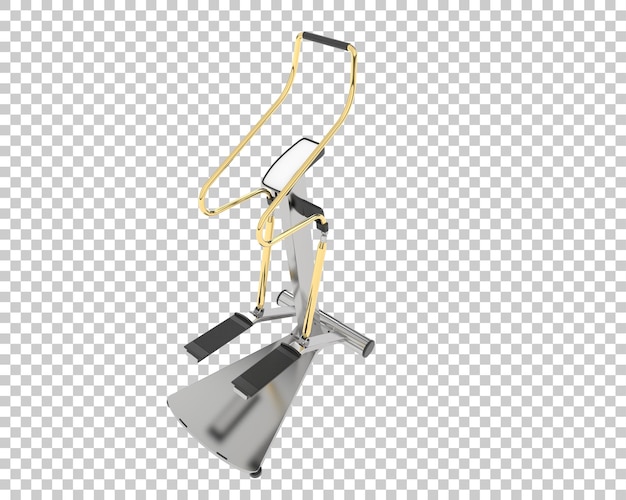 Gym stepper on transparent background 3d rendering illustration