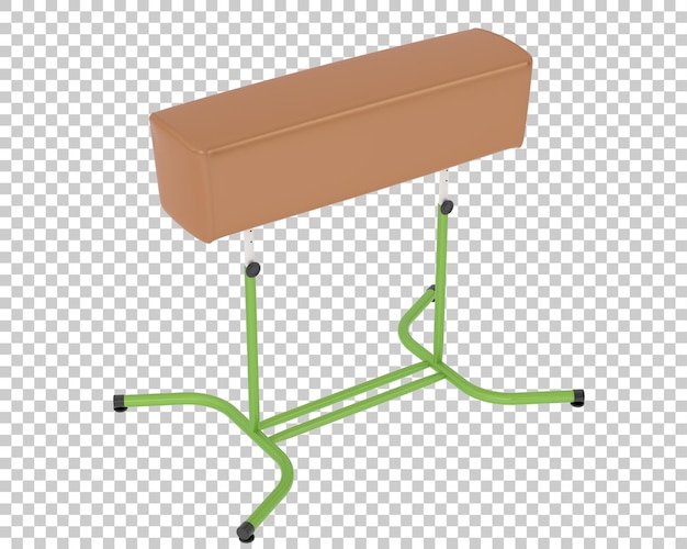 PSD 투명 배경 3d 렌더링 그림에 체조 장비