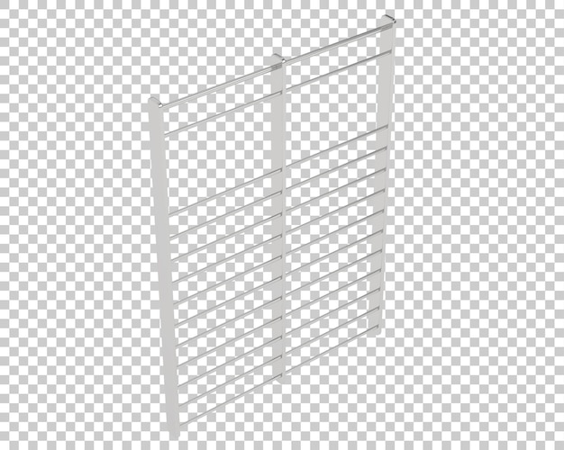 PSD 透明な背景の体操の壁のバー3dレンダリングイラスト