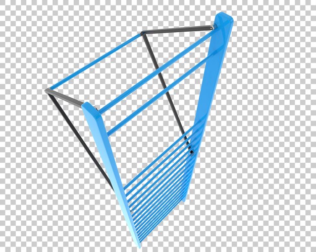 PSD Шведская стенка для гимнастики на прозрачном фоне 3d рендеринг иллюстрации