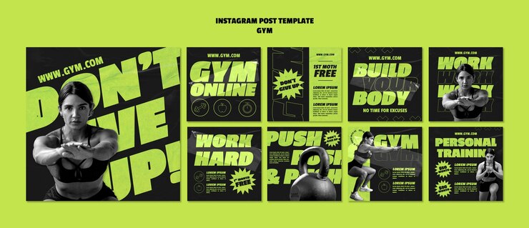 PSD gymtraining op instagram